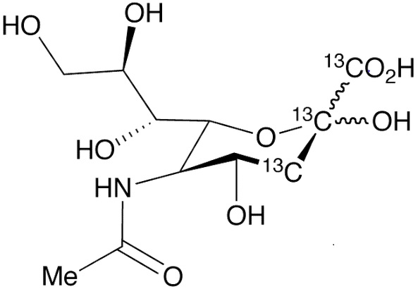 N-Acetyl-D-(1,2,3-13C3)neuraminic acid