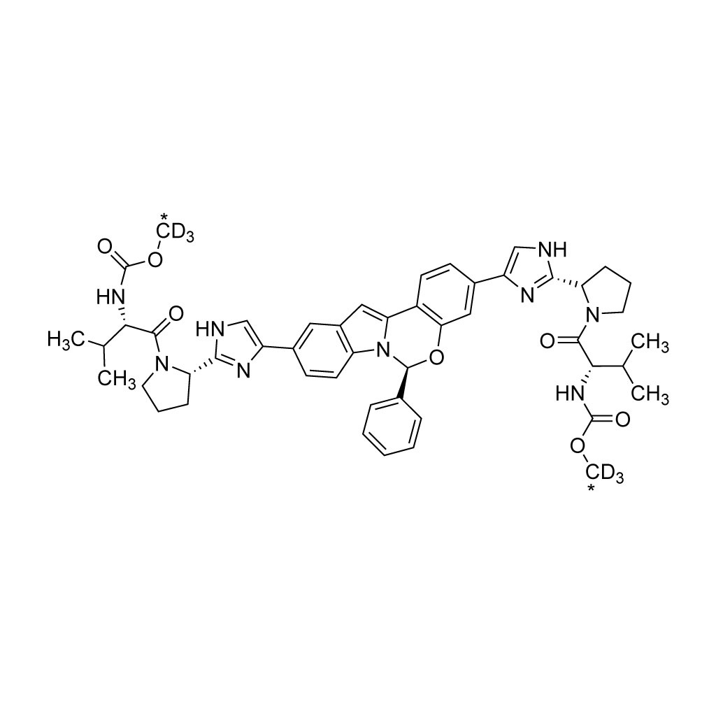 Elbasvir (¹³C₂, 99%; D₆, 98%) CP 95%