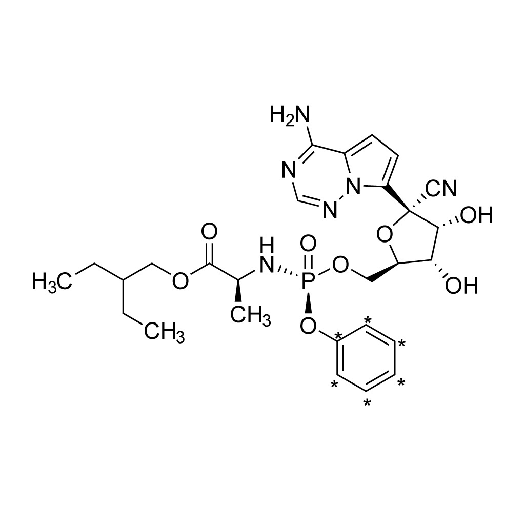 Remdesivir (U-ring-¹³C₆, 99%) pure isomer, CP 95%