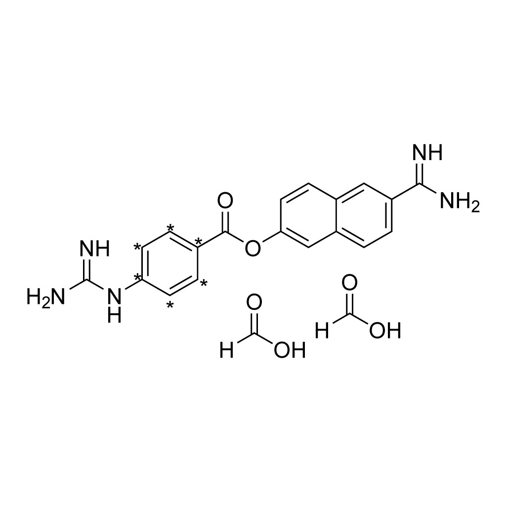 Nafamostat formate salt (¹³C₆, 99%) CP 95%