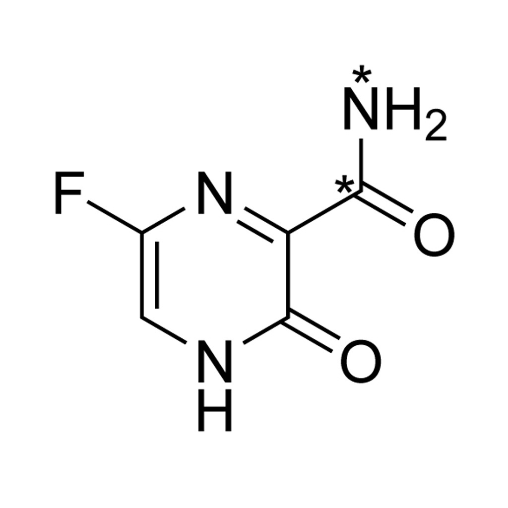 Favipiravir (¹³C, 99%; ¹⁵N, 98%)