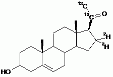 Pregnenolone-(20, 21-13C2, 16,16-d2)