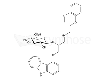 (R,S)-Carvedilol O-β-D-glucuronide