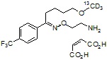 Fluvoxamine Maleate 13C, d3