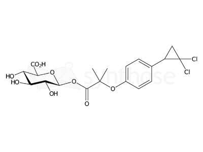 Ciprofibrate acyl-β-D-glucuronide