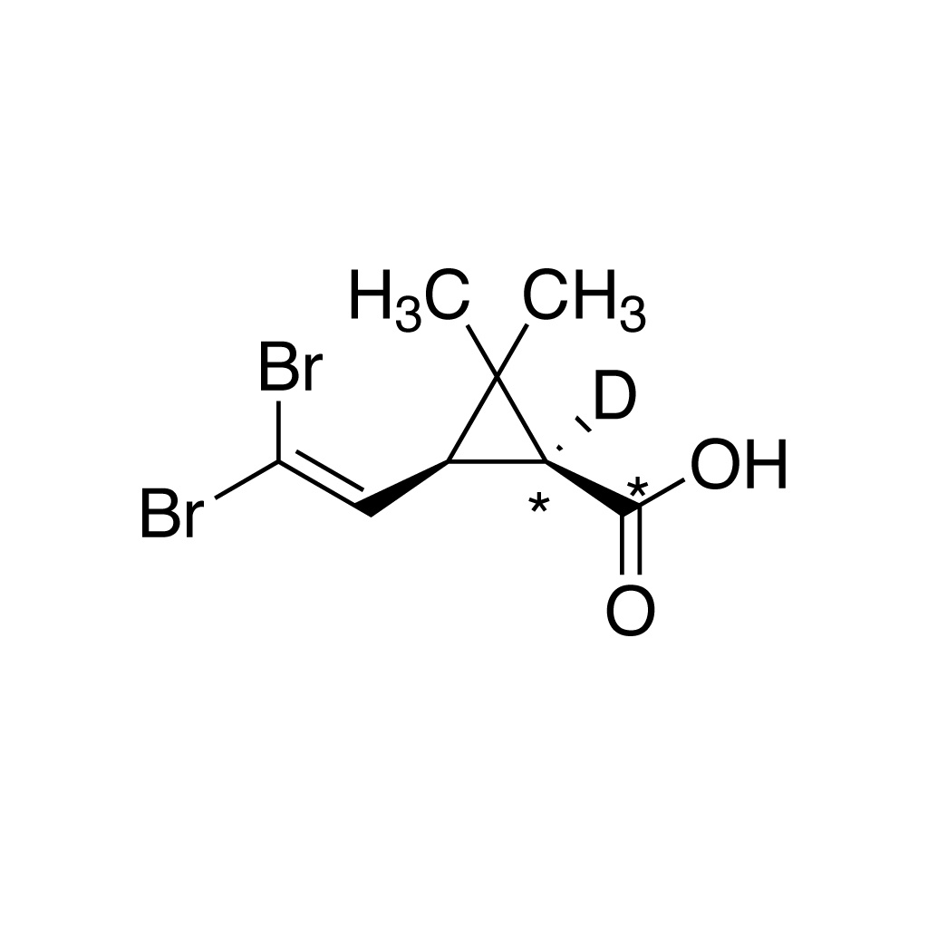 cis-DBCA (1,carboxyl-¹³C₂, 99%; 1-D, 96%) 100 µg/mL in MTBE