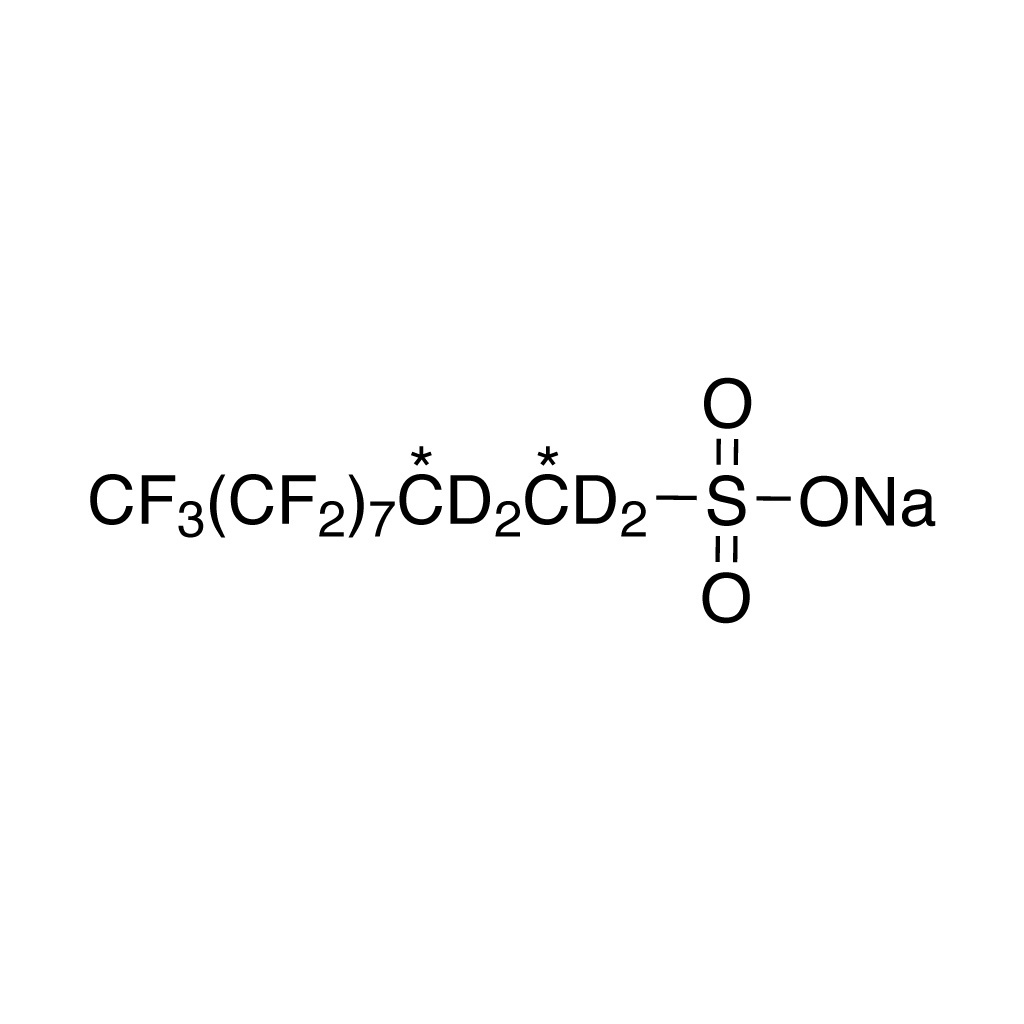 Sodium 1H,1H,2H,2H-perfluoro-1-decanesulfonate (8:2 FTS) (¹³C₂, 99%: D₄, 98%) 50 µg/mL in MeOH