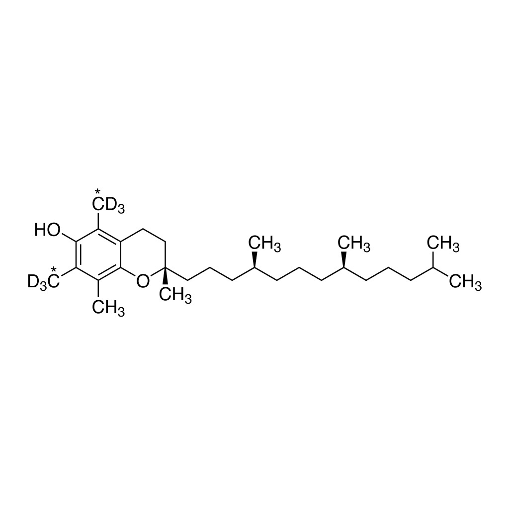 Vitamin E (α-tocopherol) (dimethyl-¹³C₂, 99%; dimethyl-D₆, 98%) 100 µg/mL in methanol