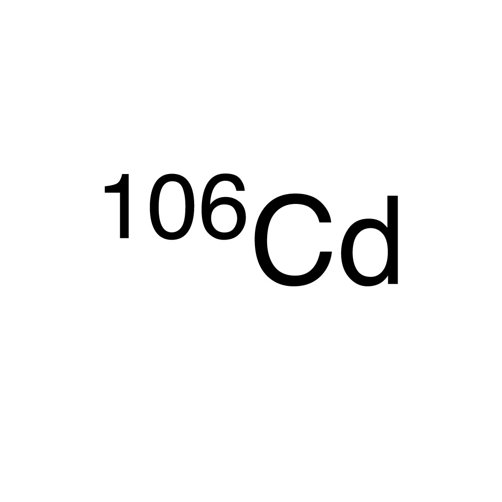 Cadmium-106 metal (¹⁰⁶Cd)