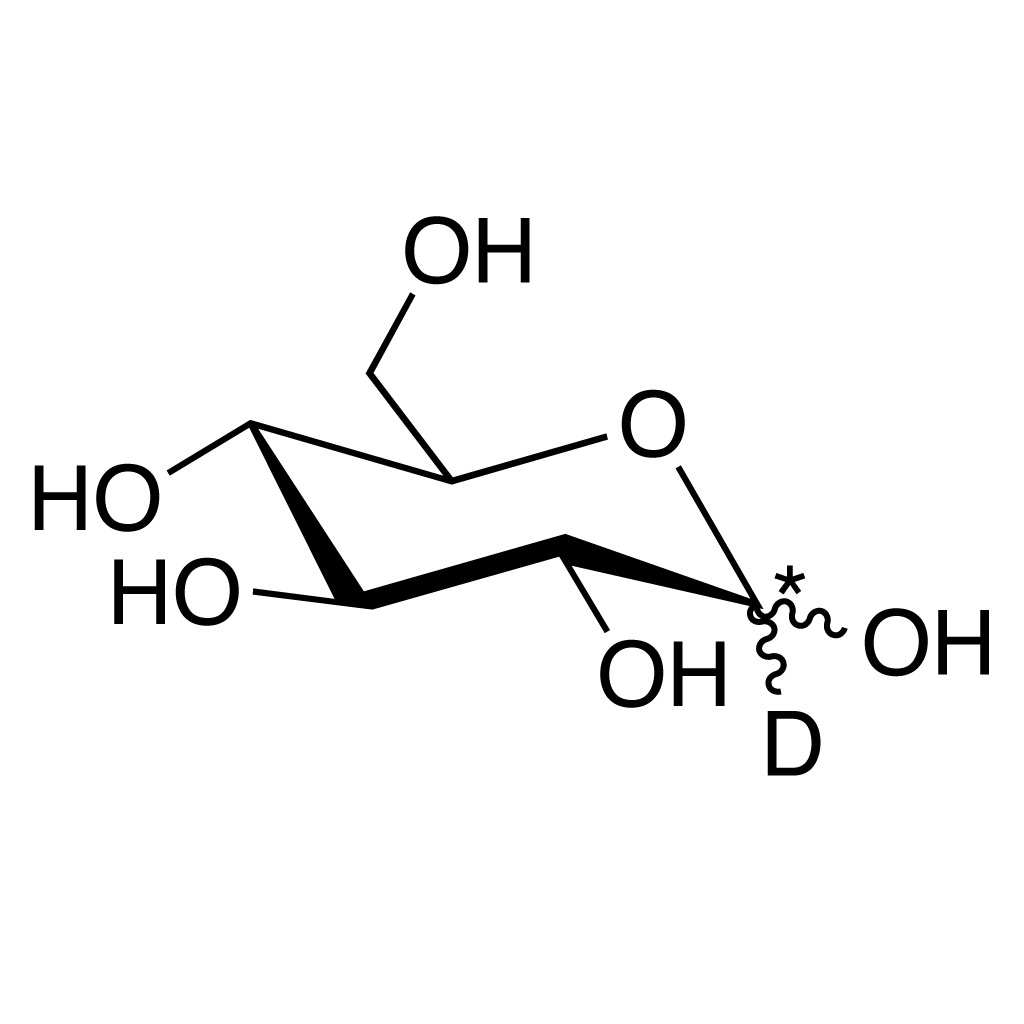 D-Glucose (1-¹³C, 99%; 1-D, 97%)