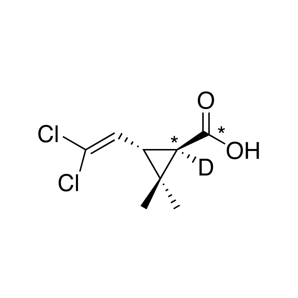 trans-DCCA (1, carboxyl-¹³C₂, 99%;1-D, 97%) 100 µg/mL in MTBE CP 95%
