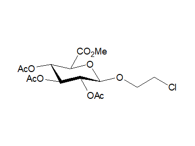 2-Chloroethyl 2,3,4-tri-O-acetyl-β-D-glucopyranosiduronic acid methyl ester