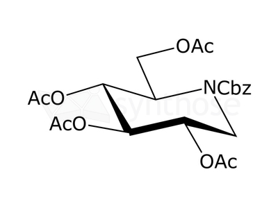 N-Cbz-2,3,4,6-tetra-O-acetyl-1-deoxynojirimycin