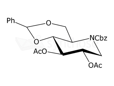 2,3-Di-O-acetyl-4,6-O-benzylidene-N-Cbz-1-deoxynojirimycin