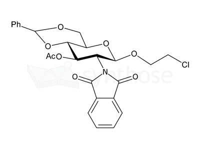 2-Chloroethyl 3-O-acetyl-4,6-O-benzylidene-2-deoxy-2-phthalimido-β-D-glucopyranoside