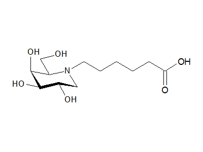N-(5-Carboxypentyl)-1-deoxygalactonojirimycin