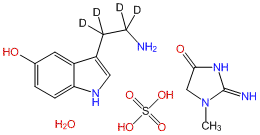 Serotonin-α,α,β,β-d4 Creatinine Sulfate Complex H2O
