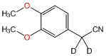 3,4-Dimethoxyphenylacetonitrile-α,α-d2