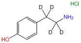 2-(4-Hydroxyphenyl)ethyl-1,1,2,2-d4-amine HCl