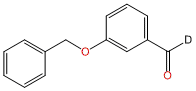 3-Benzyloxybenzaldehyde-α-d1