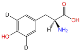 L-4-Hydroxyphenyl-3,5-d2-alanine