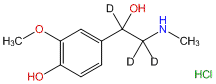 (±)-Metanephrine-α,β,β-d3 HCl