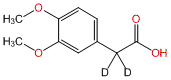 (3,4-Dimethoxyphenyl)acetic-2,2-d2 Acid