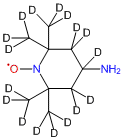 4-Amino-2,2,6,6-tetramethylpiperidine-d17-1-oxyl