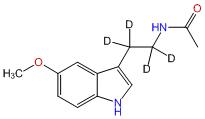 N-Acetyl-5-methoxytryptamine-α,α,β,β-d4