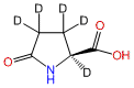 L-2-Pyrrolidinone-3,3,4,4,5-d5-5-carboxylic Acid