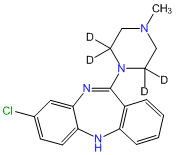 Clozapine-d4 (4-methylpiperazinyl-2,2,6,6-d4)