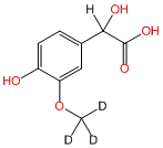 (±)-4-Hydroxy-3-methoxy-d3-mandelic Acid