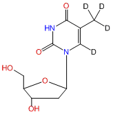 Thymidine-α,α,α,6-d4