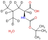 L-Leucine-d10-N-t-BOC H2O