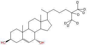 7α-Hydroxycholesterol-25,26,26,26,27,27,27-d7