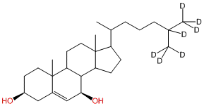 7β-Hydroxycholesterol-25,26,26,26,27,27,27-d7