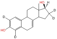 17β-Dihydroequilin-2,4,16,16-d4