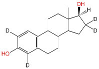17β-Estradiol-2,4,16,16-d4