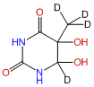 Thymine-α,α,α,6-d4 Glycol (mixture of diastereomers)
