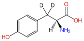 L-4-Hydroxyphenylalanine-3,3-d2