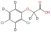 (2,4-Dichlorophenoxy-d3)acetic-2,2-d2 Acid
