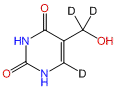5-(Hydroxymethyl-d2)uracil-6-d1