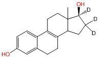 Δ8,9-Dehydro-17β-estradiol-16,16,17-d3