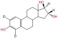 16α-Hydroxy-17β-estradiol-2,4-d2
