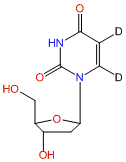 2'-Deoxyuridine-5,6-d2