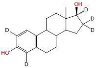 17β-Estradiol-2,4,16,16,17-d5