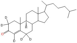 4-Cholesten-3-one-2,2,4,6,6-d5