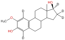 2-Methoxy-17β-estradiol-1,4,16,16,17-d5