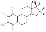 2-Hydroxy-17β-estradiol-1,4,16,16,17-d5