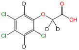 (2,4,5-Trichlorophenoxy-d2)acetic-2,2-d2 Acid